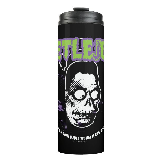 Beetlejuice | Harry the Hunter Shrunken Head Thermal Tumbler (Front)