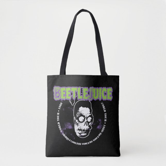 Beetlejuice | Harry the Hunter Shrunken Head Tote Bag (Front)