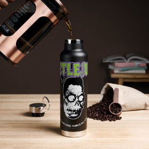 Beetlejuice   Harry the Hunter Shrunken Head Water Bottle