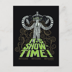 Beetlejuice It's Show Time! Postcard