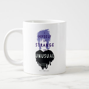 Beetlejuice Lydia "Strange and Unusual" Graphic Large Coffee Mug