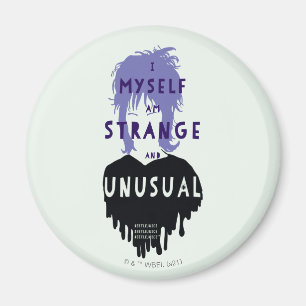 Beetlejuice   Lydia "Strange and Unusual" Graphic Magnet
