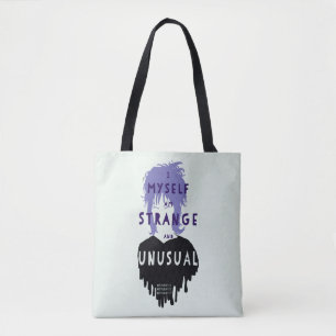 Beetlejuice Lydia "Strange and Unusual" Graphic Tote Bag