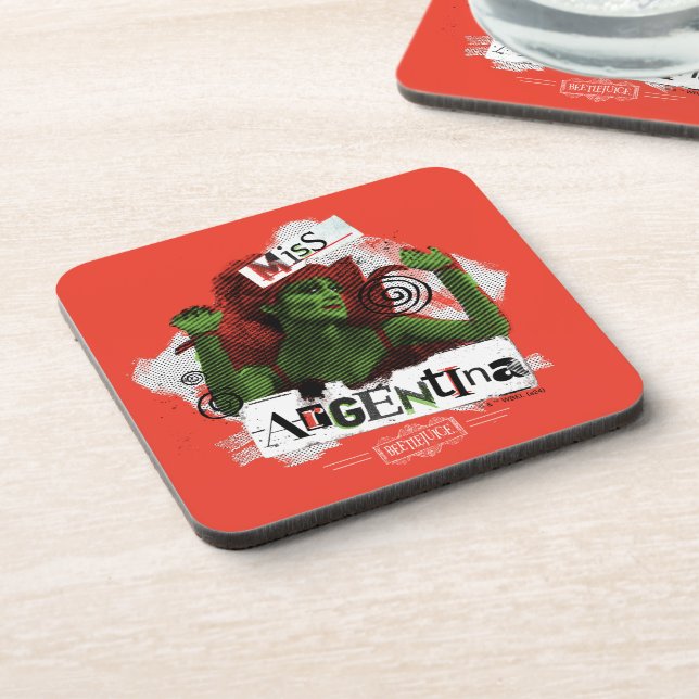 Beetlejuice | Miss Argentina Coaster (Left Side)