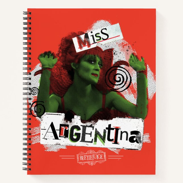 Beetlejuice | Miss Argentina Notebook (Front)