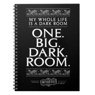 Beetlejuice My Whole Life Is A Dark Room Notebook