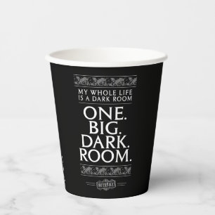 Beetlejuice   My Whole Life Is A Dark Room Paper Cups