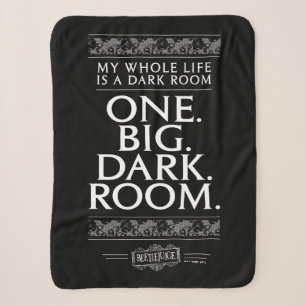 Beetlejuice   My Whole Life Is A Dark Room Sherpa Blanket
