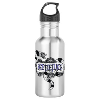 Beetlejuice | Sandworm Coiled on Beetlejuice Logo 532 Ml Water Bottle