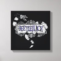 Beetlejuice | Sandworm Coiled on Beetlejuice Logo