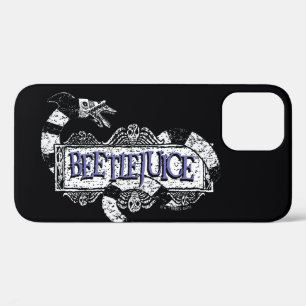Beetlejuice   Sandworm Coiled on Beetlejuice Logo iPhone 12 Case