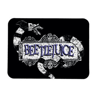 Beetlejuice | Sandworm Coiled on Beetlejuice Logo Magnet