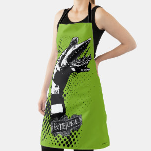 Beetlejuice Sandworm Illustration Apron