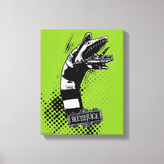 Beetlejuice | Sandworm Illustration Canvas Print (Front)