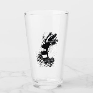 Beetlejuice   Sandworm Illustration Glass