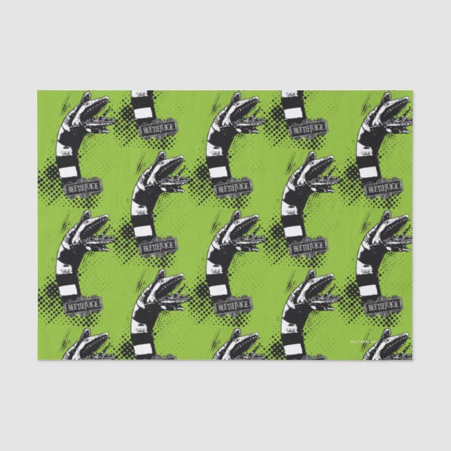 Beetlejuice | Sandworm Illustration Tissue Paper (Front)