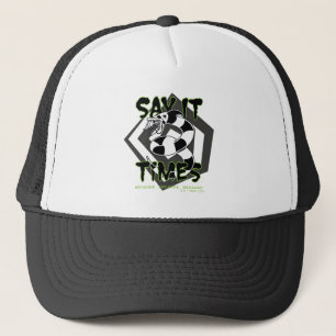 Beetlejuice Say It 3 Times Trucker Hat