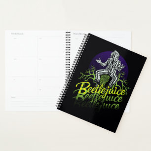 Beetlejuice Sitting on a Tombstone Planner