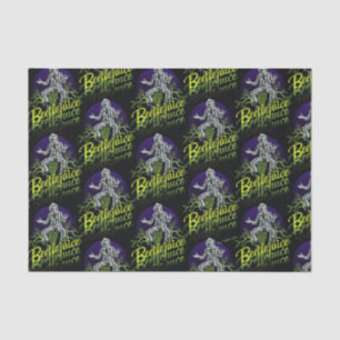 Beetlejuice Sitting on a Tombstone Tissue Paper