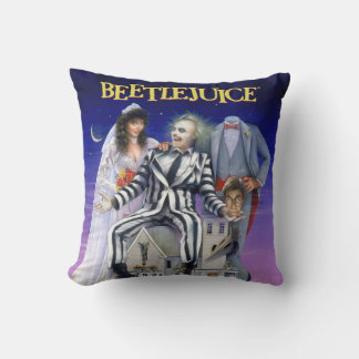 Beetlejuice | Theatrical Poster Throw Pillow