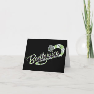Beetlejuice Turn on the Juice Note Card