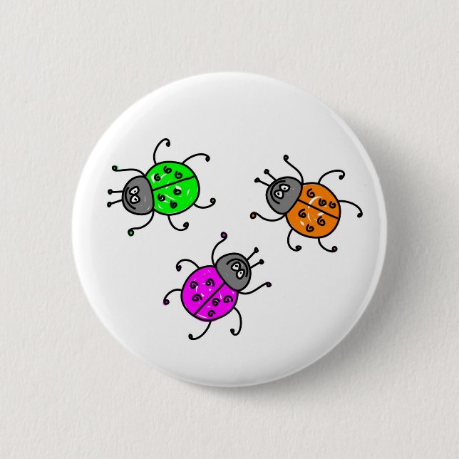 beetles 2 inch round button (Front)