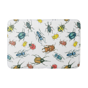Beetles Bath Mat