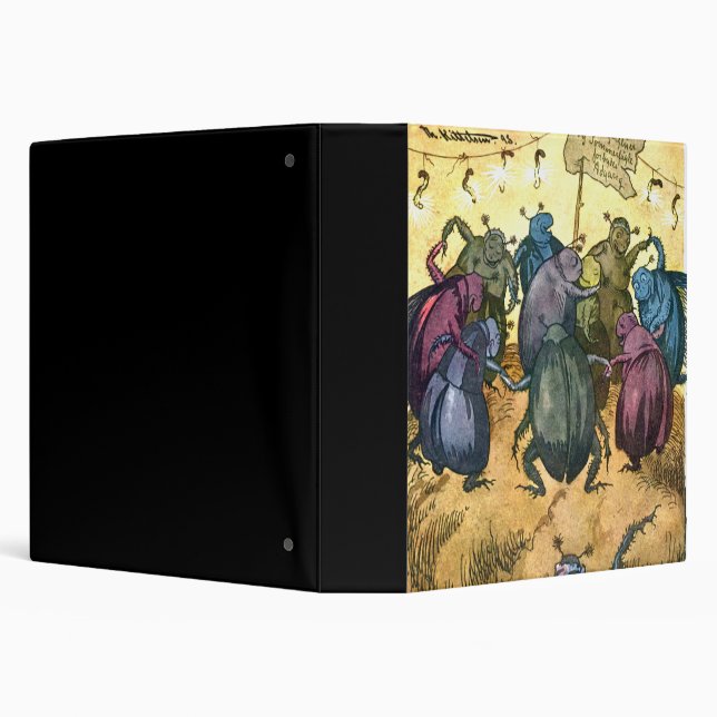 Beetles Celebrating Midsummer Binder (Background)
