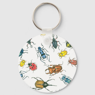 Beetles Keychain
