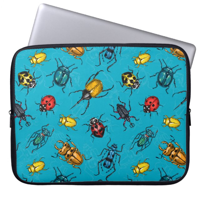 Beetles Laptop Sleeve (Front)
