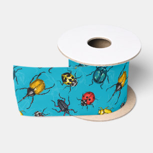 Beetles Satin Ribbon