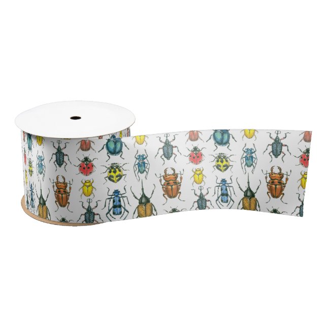 Beetles Satin Ribbon (Spool)
