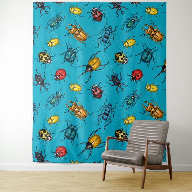 Beetles Tapestry (In Situ)