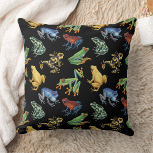 Beetles Throw Pillow