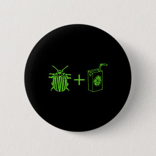 Beetles Vintage Halloween Movie Funny Horror Costu 2 Inch Round Button