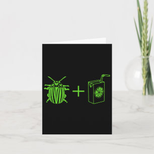 Beetles Vintage Halloween Movie Funny Horror Costu Card