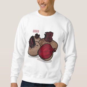 Beetroot cartoon illustration sweatshirt