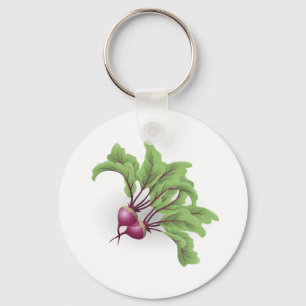Beetroot illustration keychain