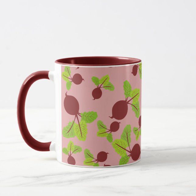 Beetroot Pattern Mug (Left)