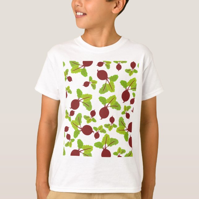 Beetroot Pattern T-Shirt (Front)