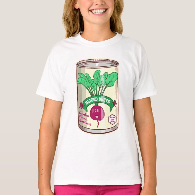 Beetroot Tin Can of Beets T-Shirt (Front)