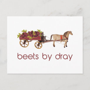 Beets by Horse Drawn Dray Postcard