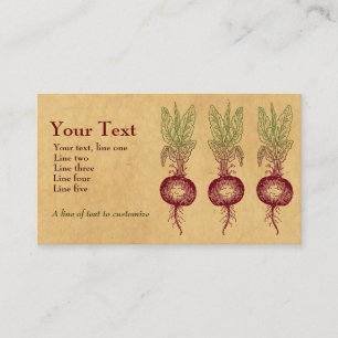 Beets Customizable Business Card
