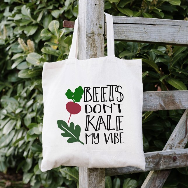 Beets Don't Kale My Vibe Tote Bag (Creator Uploaded)