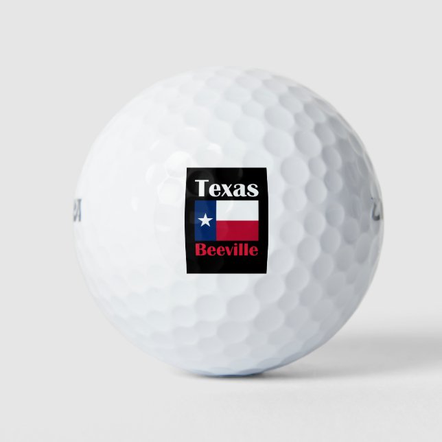 Beeville TX Golf Balls (Front)