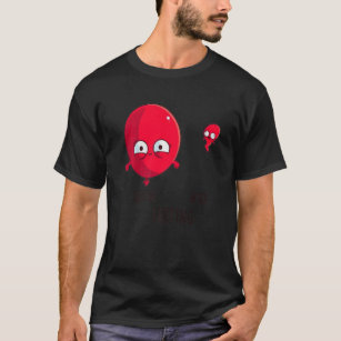 Before After Farting Ballon Cool Cute Humourous Fu T-Shirt