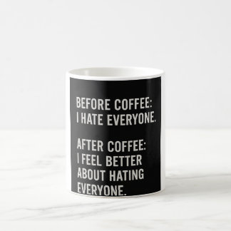 Before and After Coffee MUG