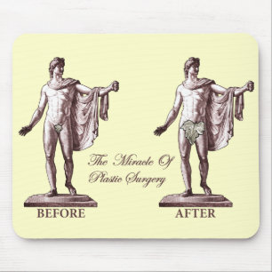 Before and After Mouse Pad