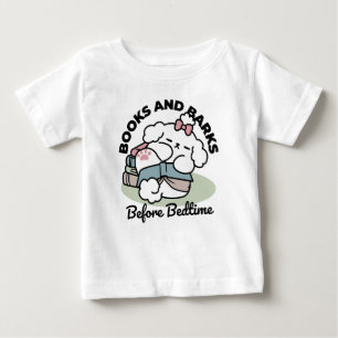 Before Bedtime with My Pup – Book and Dog Lover Baby T-Shirt