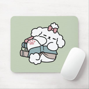 Before Bedtime with My Pup – Book and Dog Lover Mouse Pad